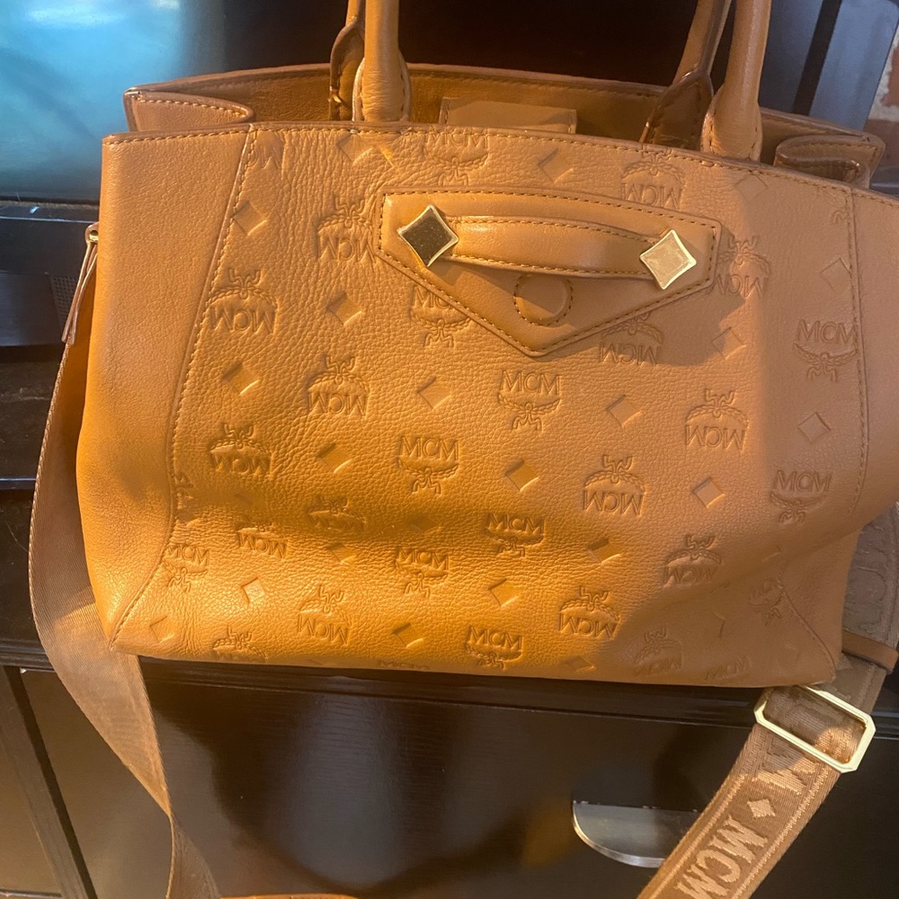 MCM Tan Leather Women's Bag